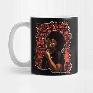 No Fear Afro Strong Woman Mug